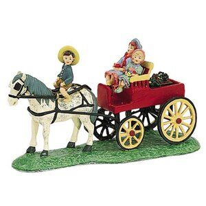 Dept 56 Seasons Bay THE GARDEN CART Figurine #53327 MIB NLA